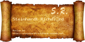 Steinhardt Richárd névjegykártya